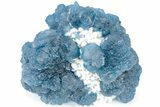 Blue, Cubic/Octahedral Fluorite Encrusted Quartz - Inner Mongolia #213861-2